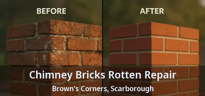 Chimney Bricks Rotten Repair Brown's Corners, Scarborough - ON