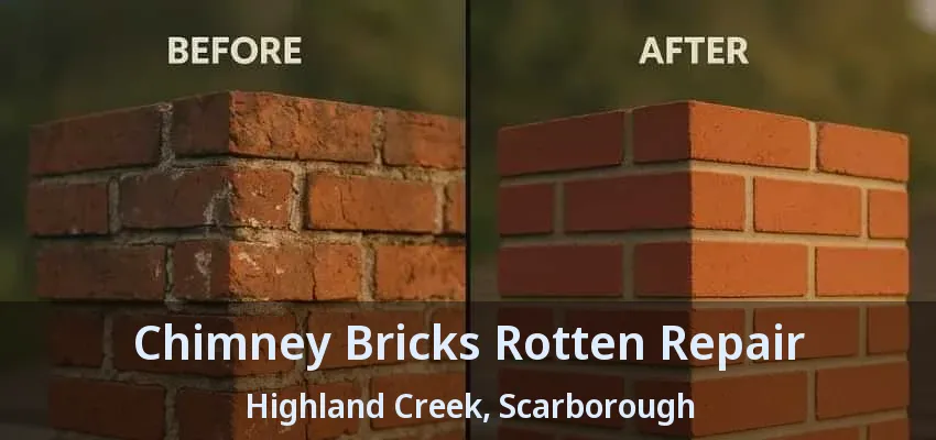 Chimney Bricks Rotten Repair Highland Creek, Scarborough - ON
