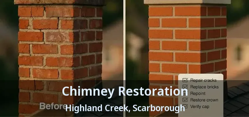 Chimney Restoration Highland Creek, Scarborough - ON